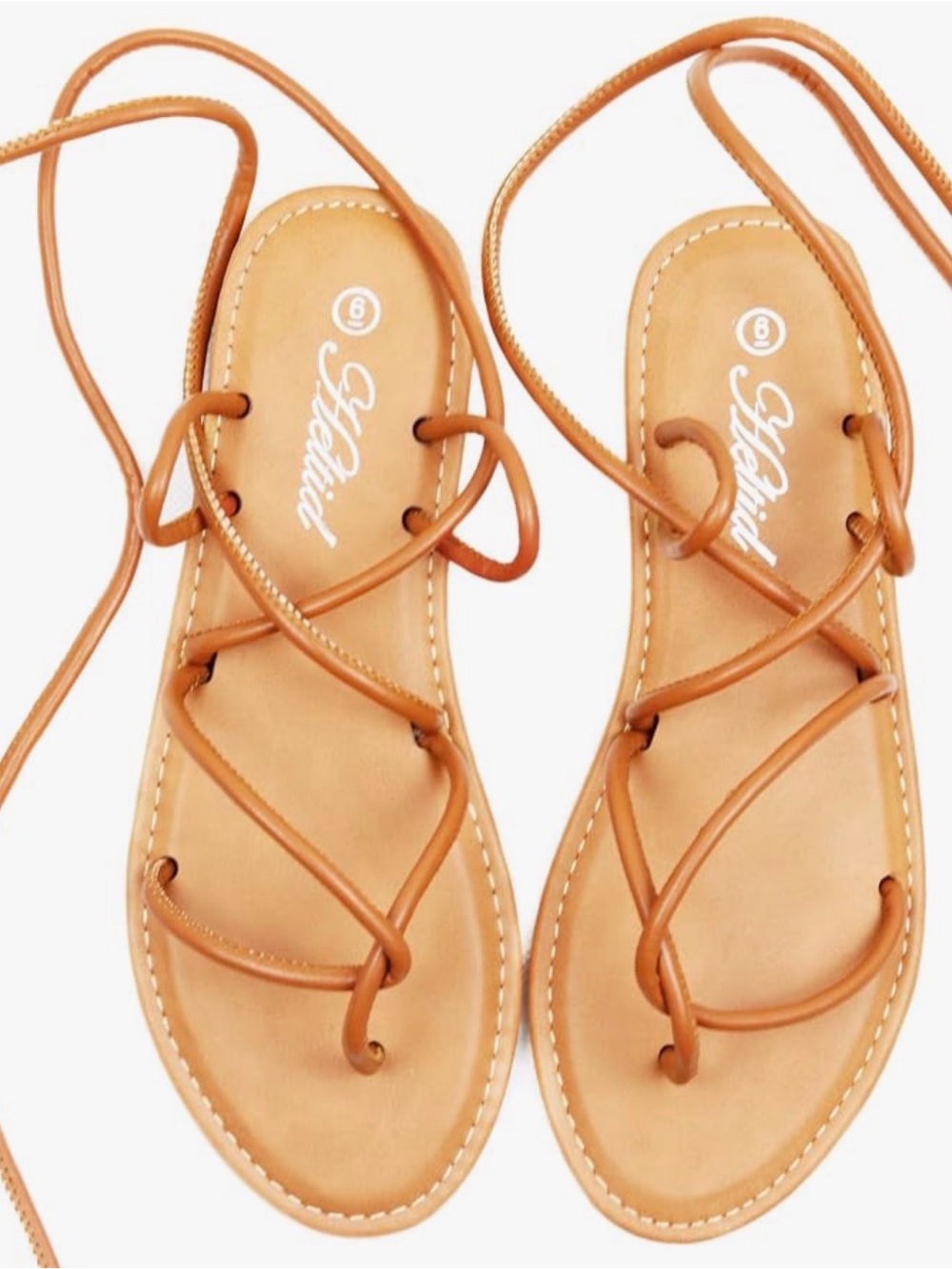Women's Lace Up Gladiator flat Sandals Strappy Sandal for Women Dress Shoes